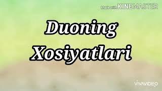 Duoning xosiyatlari haqida / Nabiya TV