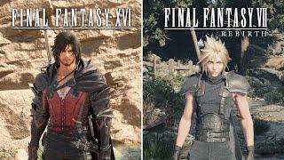 FF7 Rebirth VS. Final Fantasy 16 - Combat & Graphics Comparison