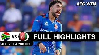 AFGHANISTAN VS SOUTH AFRICA FULL HIGHLIGHTS 2ND ODI MATCH 2024 | AFG VS SA