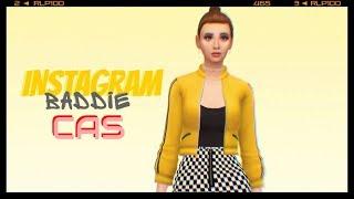 INSTAGRAM MODEL CAS // sims 4 mm create a sim // cc link and maxis match