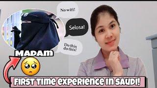 OFW EXPERIENCES WORKING ABROAD|My First Time in Saudi|Sobrang Struggles