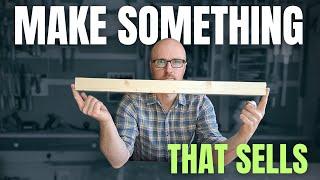 Beginner Woodworking Project that Sells | ONE BOARD BUILD