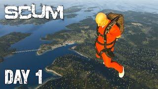 Scum - Survival Gameplay with The Guardians - Day 1 - Update 0.75