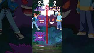 Ash Gengar Vs Morty Gengar|| PokeUltra D #pokemon #pokemonbattle #pokemonshorts #gengar