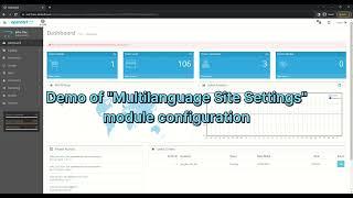 Multilanguage Site Settings demo mp4