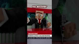 Mariah Carey HAS DEFROSTED || Minecraft Animation || #shorts