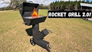 DIY ROCKET Stove Grill 2.0 Build!