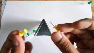 Refraction Through Prism &  Finding Angle of Deviation Experiment