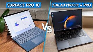 Surface Pro 10 Vs GalaxyBook 4 Pro | Which Offers Better Value?