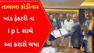 Talala Kodinar ખાંડ ફેકટરી  ના Ipl સાથે શું કરારો થયા l Gujarati News l Talala l Kodonar l Shugarmil