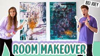 Action Painting mit Joeys Jungle // Room Makeover Serie - Teil 3 // I'mJette