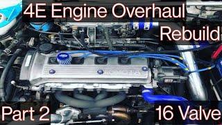 Toyota Corolla 4E Engine Overhaul reassemble Part 2 by RajaAuto