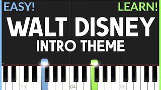 Walt Disney Intro Theme | EASY Piano Tutorial