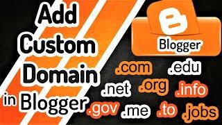 Add a Custom Domain on Blogger | Be Professional Blogger