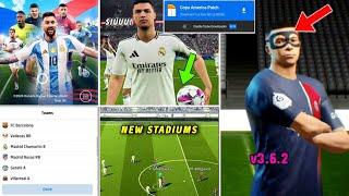 Download patch eFootball PES 2024 Mobile | How to install patch in efootball 2024 v3.6.2 update