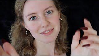 ASMR Hypnotic Hand Movements to Relax You  whispers, white noise & personal attention