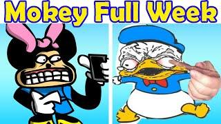 Friday Night Funkin' VS Mokey FULL WEEK (FNF Mod/Mickey Mouse Krima/Sr Pelo Mokey's Show/)