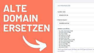 Links in WordPress austauschen mit Better Search Replace: Suchen und ersetzen