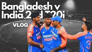 Bangladesh vs India 2nd T20i Vlog | India's Thrilling Victory Behind the Scenes