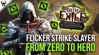 How To Build SSF Slayer Flicker Strike - From Zero to Hero | Part 1 | Path of Exile 3.25