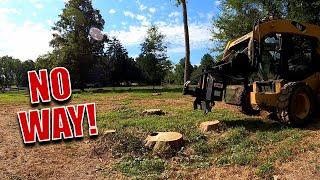Removing Over A Hundred Tree Stumps In One Day | We Try Out A New Skid-Steer Attachment