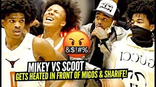 Mikey Williams vs Scoot Henderson GETS HEATED!! In Front QUAVO, SHARIFE COOPER & ANTHONY EDWARDS!!