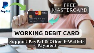 Order a Free International Mastercard | Working Debit Card for all countries | Best for PayPal