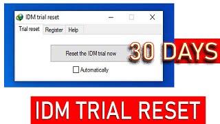 How To Reset Idm Trial Version After 30 Days