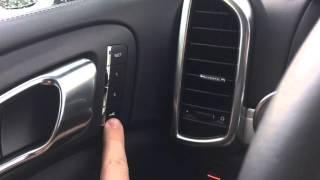 Porsche car key memory settings tutorial