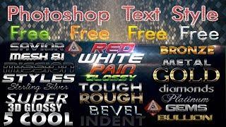 Photoshop Styles Pack Free Download For Designing 1000+