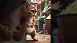 Ai kitty cat beautiful shorts video  #cat #cartoon #kucing #animals #trending #ai #shorts