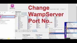 How to change Port Number of WAMP or apache | Unable to connect to Localhost, MySQL, phpmyadmin |