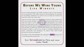 Full free Before We Were Yours by Lisa Wingate audiobook learning english