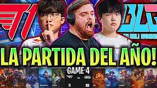 IBAI CASTEA LA MEJOR PARTIDA DEL MUNDIAL! - T1 vs BLG Game 4 GRAN FINAL WORLDS 2024 IBAI ESPAÑOL