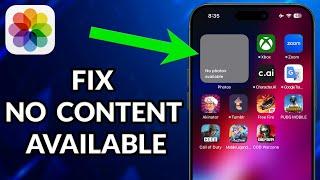 How To Fix No Content Available Photo Widget iOS 17