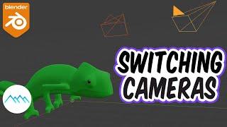 Switching Cameras in Blender