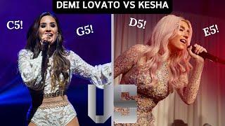 Demi Lovato VS Kesha BELTING BATTLE! (A4 - G5)