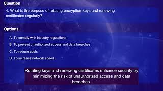 AWS Interview Q&A - Determine appropriate data security controls and  Rotating encryption keys