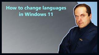 How to change languages in Windows 11