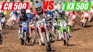 CR500 vs KX500 | Epic 2 Stroke Motocross Battle!