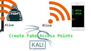 Kali Linux - How to Create Fake Access Points Using mdk3