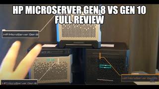 HP Microserver Gen 8 vs Gen 10 | Full Review