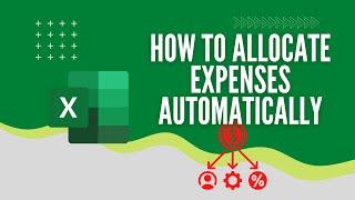 How To Allocate Expenses Automatically In Excel