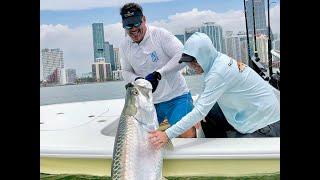 How To Catch Tarpon Tutorial - gets interrupted by a tarpon - Peter Miller Uncharted Waters