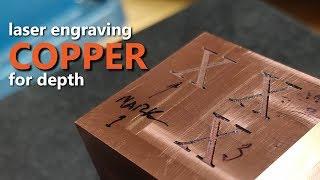 Engraving Copper for DEPTH with a 20W Fiber Laser