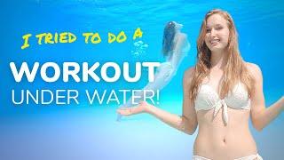 Workout UNDER WATER  – crazy TRICKS and FAILS in the pool