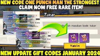 *NEW* GIFT CODE ONE PUNCH MAN THE STRONGEST | REDEEM GIFT CODE OPM THE STRONGEST JANUARY 2024