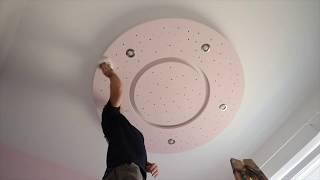 Ready-Made LED Star Ceiling Panel Installation | Modern Home Lighting Design