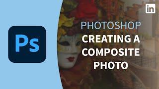 Photoshop Tutorial - Composite two photos with the gradient tool