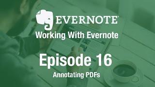 Working With Evernote | Ep 16 | Annotating PDFs